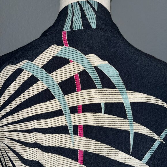 ANTHROPOLOGIE MAEVE KIRA TROPICAL PRINT KIMONO JACKET - SIZE SMALL / EXTRA SMALL - Picture 7 of 14